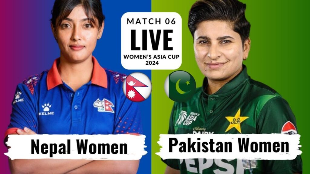 Pakistan Vs Nepal Women's Asia Cup T20 2024 Live Score